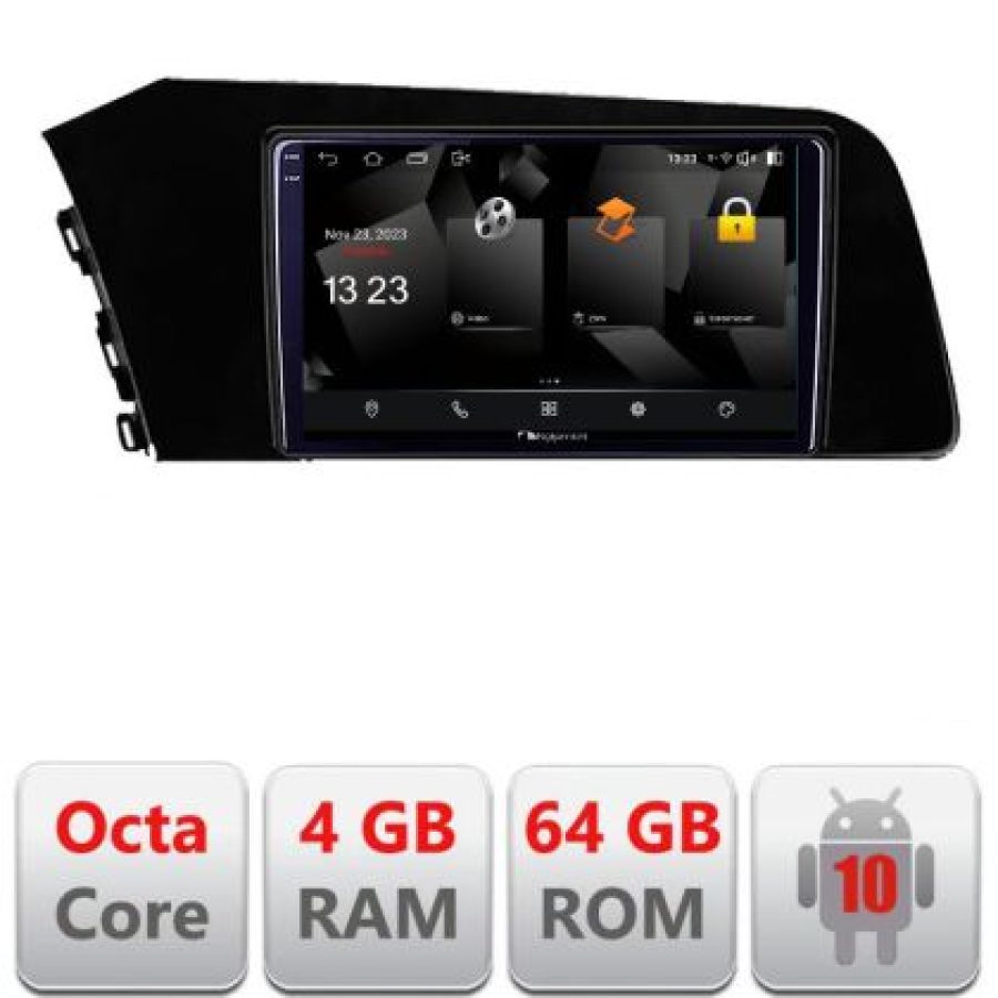 Navigatie HHyundai Elantra 2021- 5510-elantra2021 Android Octa Core 720p 4+64 DSP 360 camera carplay android auto - imagine 3