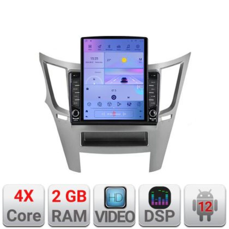 Navigatie Subaru Legacy 2010-2015 K-458 ecran tip TESLA 9.7" cu Android Radio Bluetooth Internet GPS WIFI 2+32 DSP Qua - imagine 5