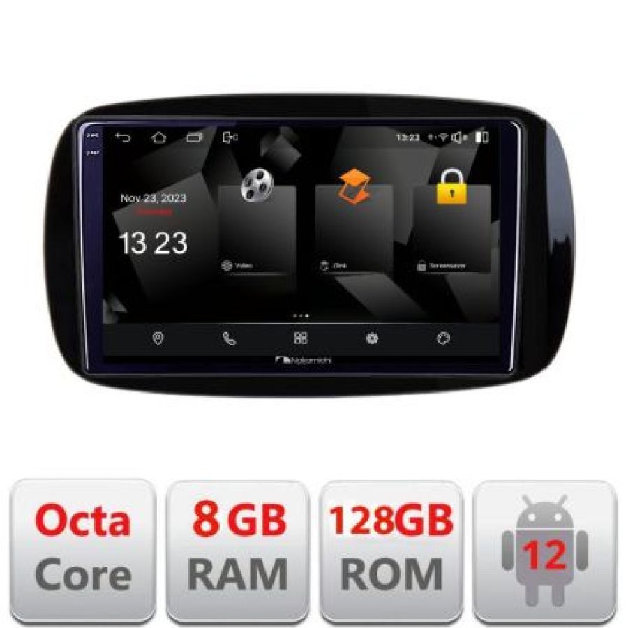 Navigatie Smart For Two 2015- 5960Pro-Smart15 Android Octa Core Qualcomm 2K Qled 8+128 DTS DSP 360 4G Optical - imagine 3
