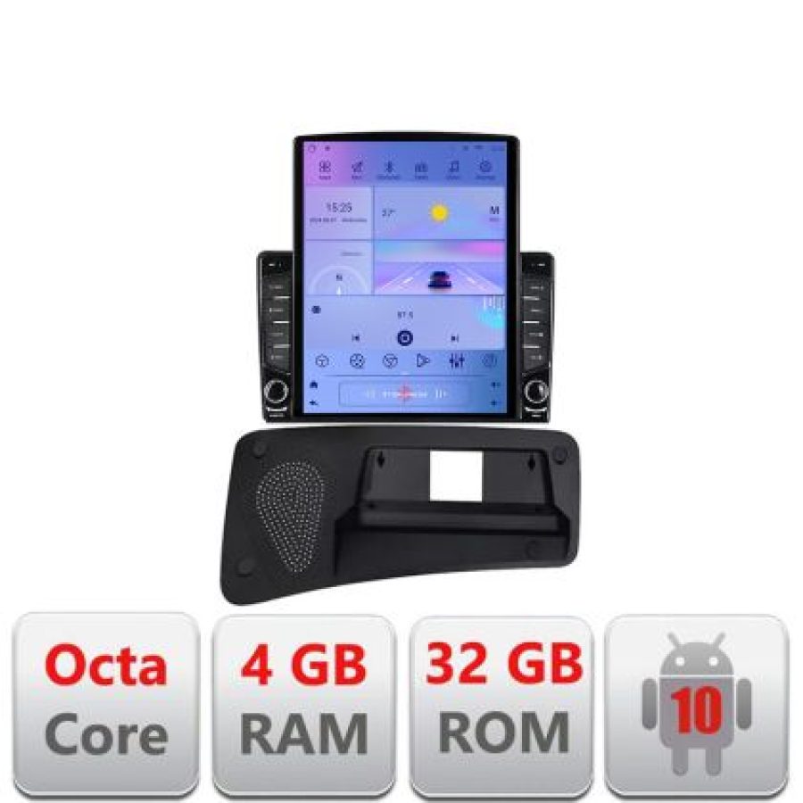 Navigatie Volvo S80 2006-2017 Android radio gps internet Octa Core 4+64 LTE Kit-S80-2006+EDT-E709 - imagine 5