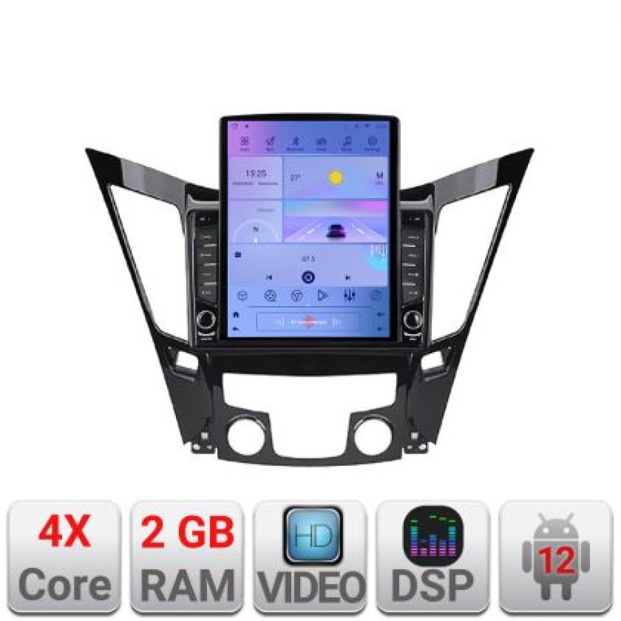 Navigatie HHyundai Sonata 2011-2015 K-259 ecran tip TESLA 9.7" cu Android Radio Bluetooth Internet GPS WIFI 2+32 DSP Qu - imagine 5