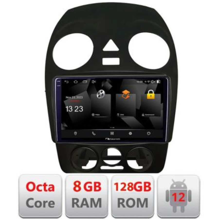 Navigatie VW Beetle 2005-2010 Android radio gps internet octa core 8+128 carplay android auto - imagine 3