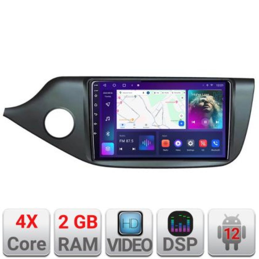 Navigatie Kia Ceed 2012-2018 A-KI39  2+32 GB Android Waze USB Navigatie Internet Youtube Radio - imagine 4