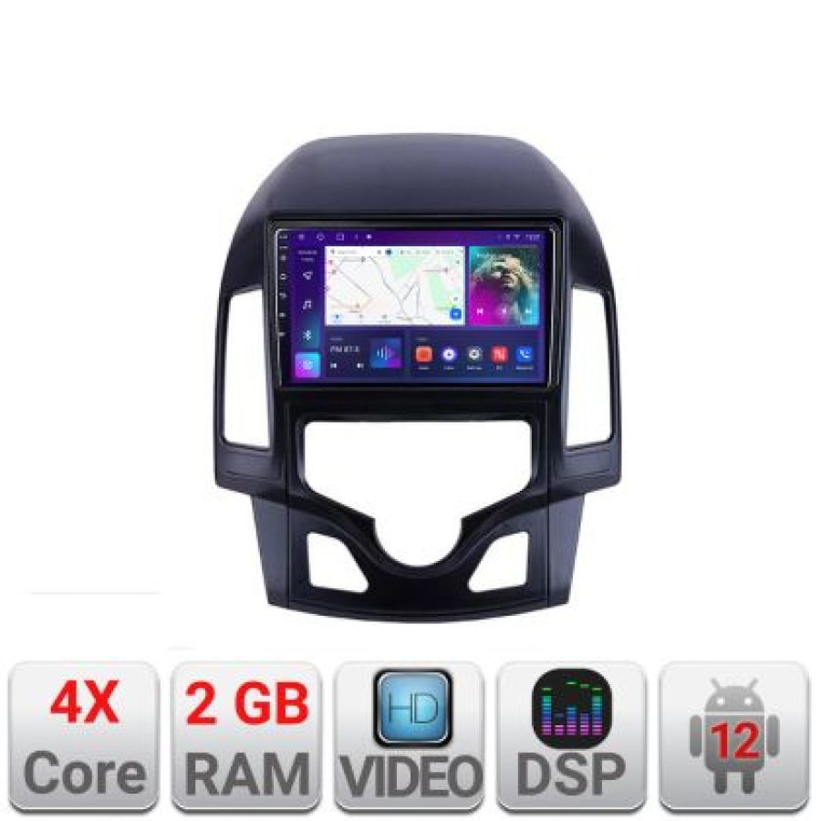 Navigatie HHyundai I30 2009-2012 clima automata A-I30AUTOMATIC  2+32 GB Android Waze USB Navigatie Internet Youtube Rad - imagine 4