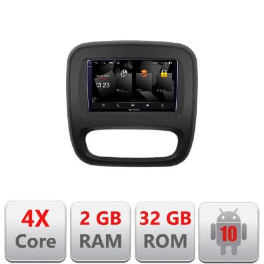 Navigatie Renault Trafic 2014-2017 5230-rt09 Android Ecran 720P Quad Core 2+32 carplay android auto - imagine 3