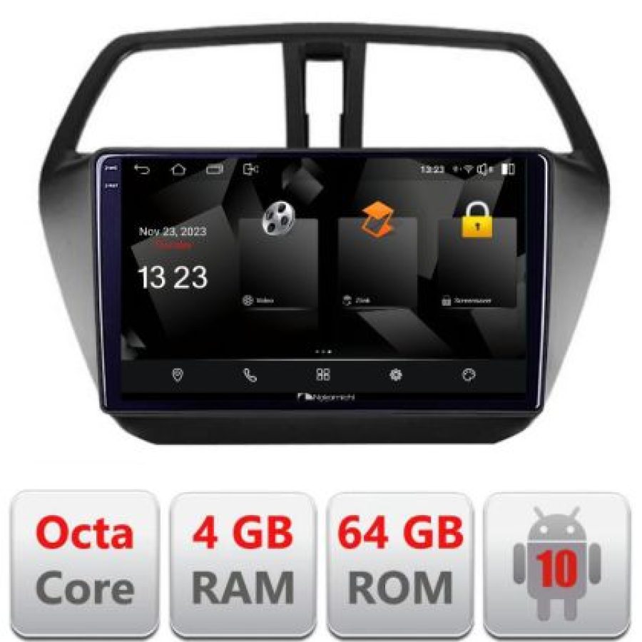 Navigatie Suzuki S-Cross Quad Core 5510-337 Android Octa Core 720p 4+64 DSP 360 camera carplay android auto - imagine 3