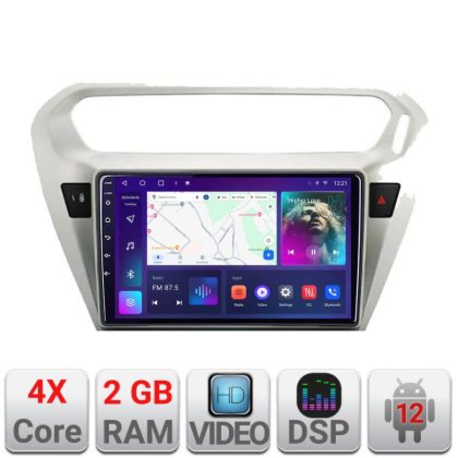Navigatie Peugeot 301 Citroen C-Elisee A-301  2+32 GB Android Waze USB Navigatie Internet Youtube Radio - imagine 4