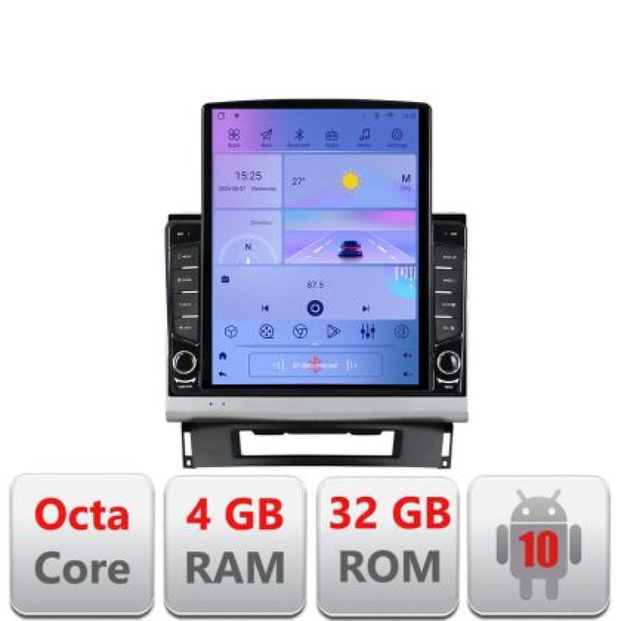 Navigatie Opel Astra J G-072 ecran tip TESLA 9.7" cu Android Radio Bluetooth Internet GPS WIFI 4+32GB DSP 4G Octa Cor - imagine 5
