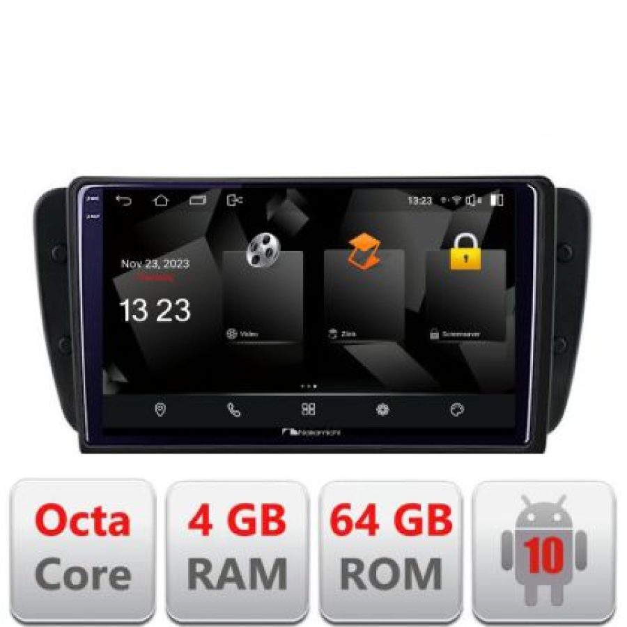 Navigatie Seat Ibiza 2008-2014 5510-246 Android Octa Core 720p 4+64 DSP 360 camera carplay android auto - imagine 3