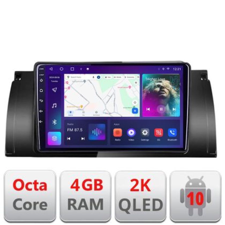 Navigatie BMW E39 si E53 C-082 Android Octa Core Ecran 2K QLED GPS 4G 4+32GB 360 KIT-082+EDT-E409-2K - imagine 4