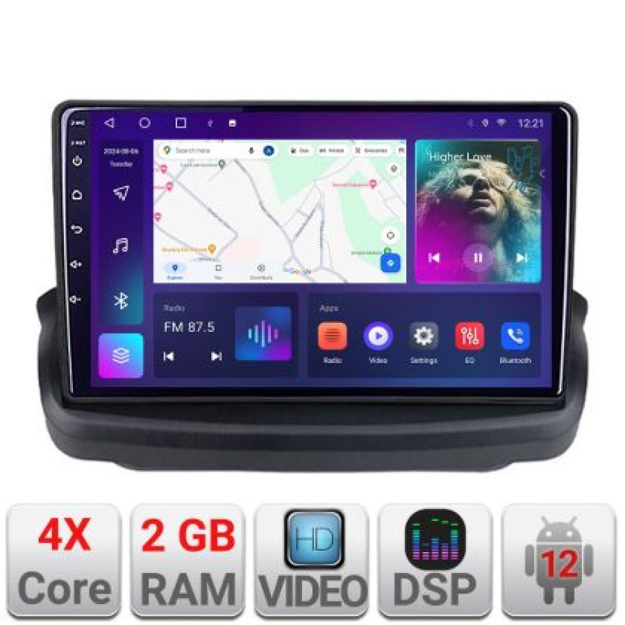 Navigatie HHyundai Genesis  2+32 GB Quad Core Android Waze USB Navigatie Internet Youtube Radio KIT-GENESYS+EDT-E209V2 - imagine 4