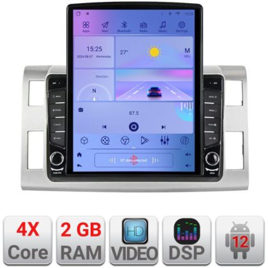 Navigatie Toyota Estima 2006-2013 ecran tip TESLA 9.7" cu Android Radio Bluetooth Internet GPS WIFI 2+32 DSP Quad Core - imagine 5