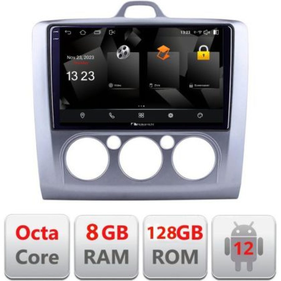 Navigatie Ford Focus 2 Manual 5960Pro-140-manual Android Octa Core Qualcomm 2K Qled 8+128 DTS DSP 360 4G Optical - imagine 3