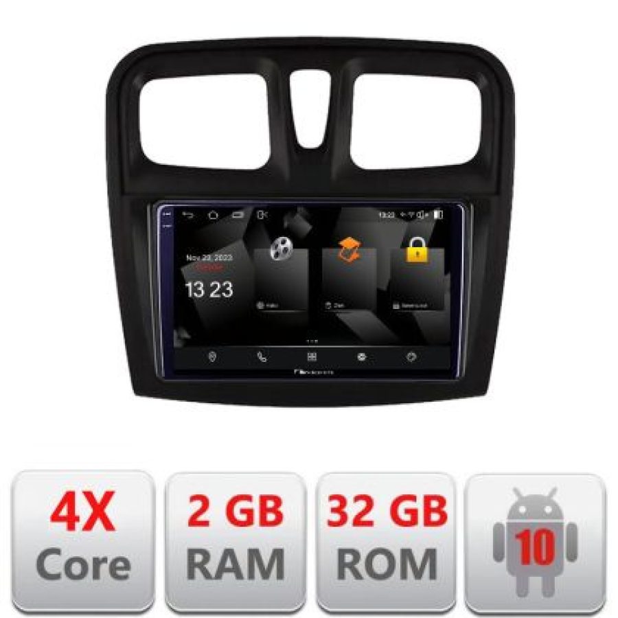 Navigatie Dacia Sandero 2012-2020 var B Android radio gps internet Octa core 2+32 carplay android auto - imagine 3