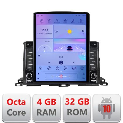 Navigatie Toyota Highlander 2013-2018 Android radio gps internet Octa Core 4+64 LTE KIT-highlander13+EDT-E710 - imagine 5