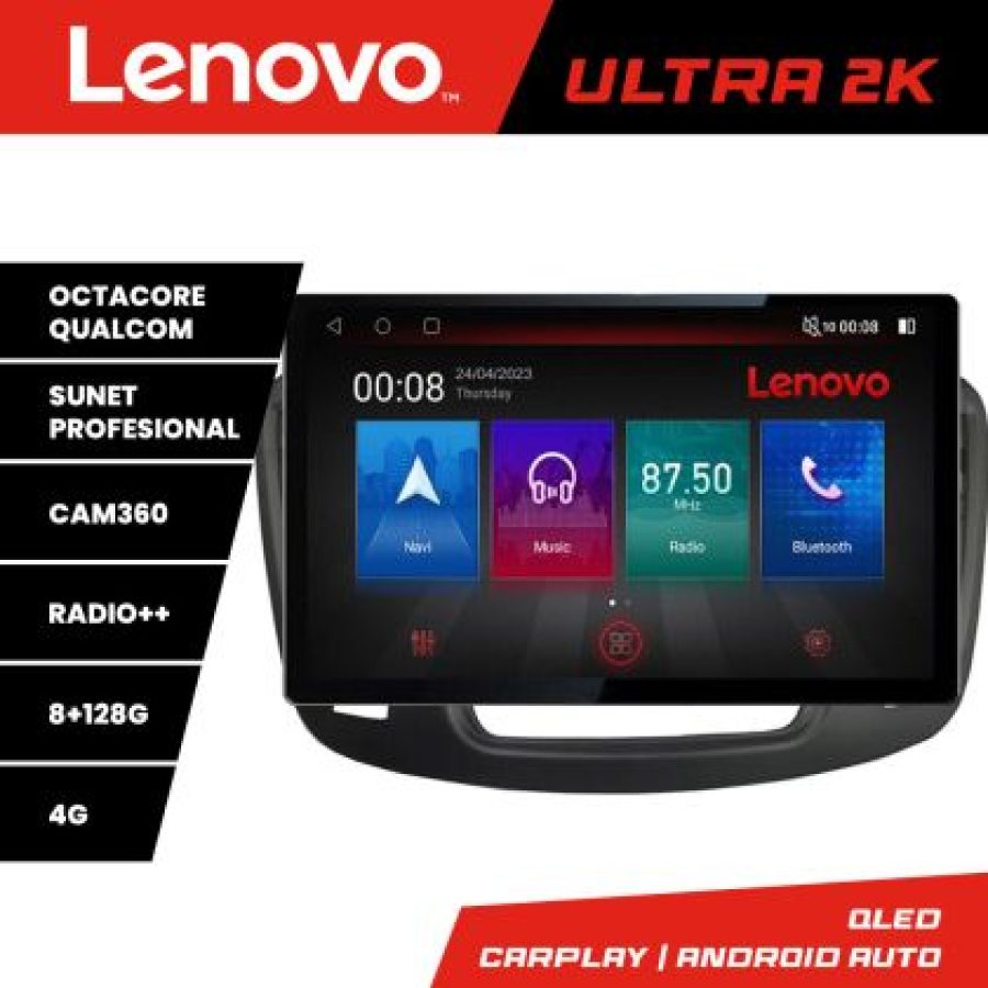 Navigatie Chrysler 200 2015-2019, Ecran 2K QLED 13",Octacore,8Gb RAM,128Gb Hdd,4G,360,DSP,Carplay,Bluetooth - imagine 4