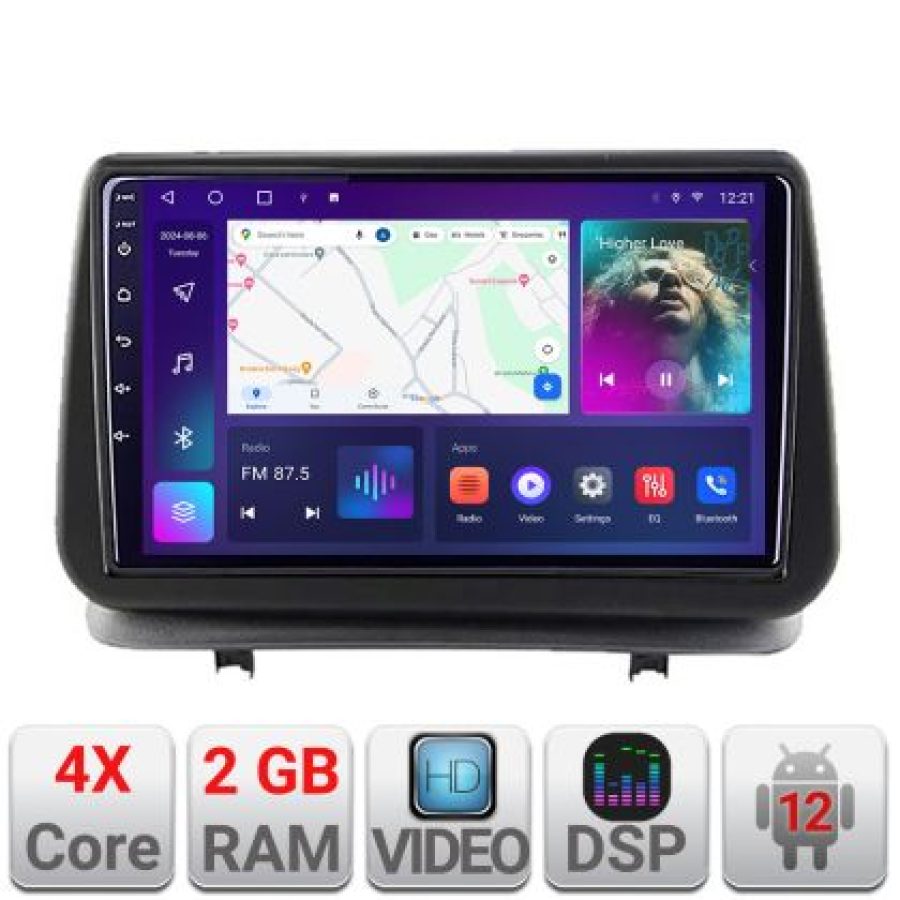 Navigatie Renault Clio 3 2005-2013 A-Clio3  2+32 GB Android Waze USB Navigatie Internet Youtube Radio - imagine 4