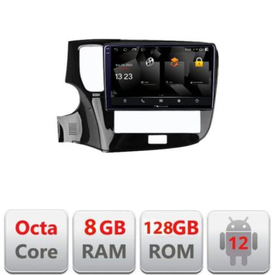Navigatie Mitsubishi Oultander 2020- 5960Pro-1230-20 Android Octa Core Qualcomm 2K Qled 8+128 DTS DSP 360 4G Optical - imagine 3