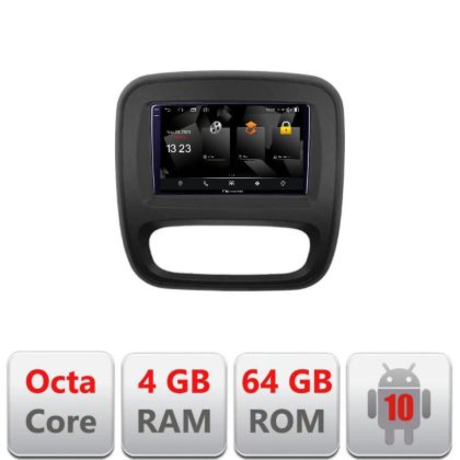 Navigatie Renault Trafic 2014-2017 5510-rt09 Android Octa Core 720p 4+64 DSP 360 camera carplay android auto - imagine 3