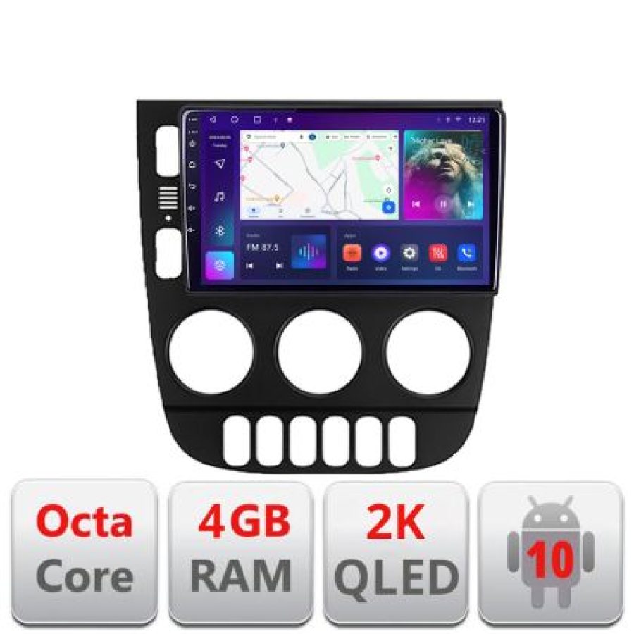 Navigatie Mercedes ML W163 1998-2005 Android ecran Qled 2K Octa core 4+32 Kit-i20-2012+EDT-E409-2K - imagine 4