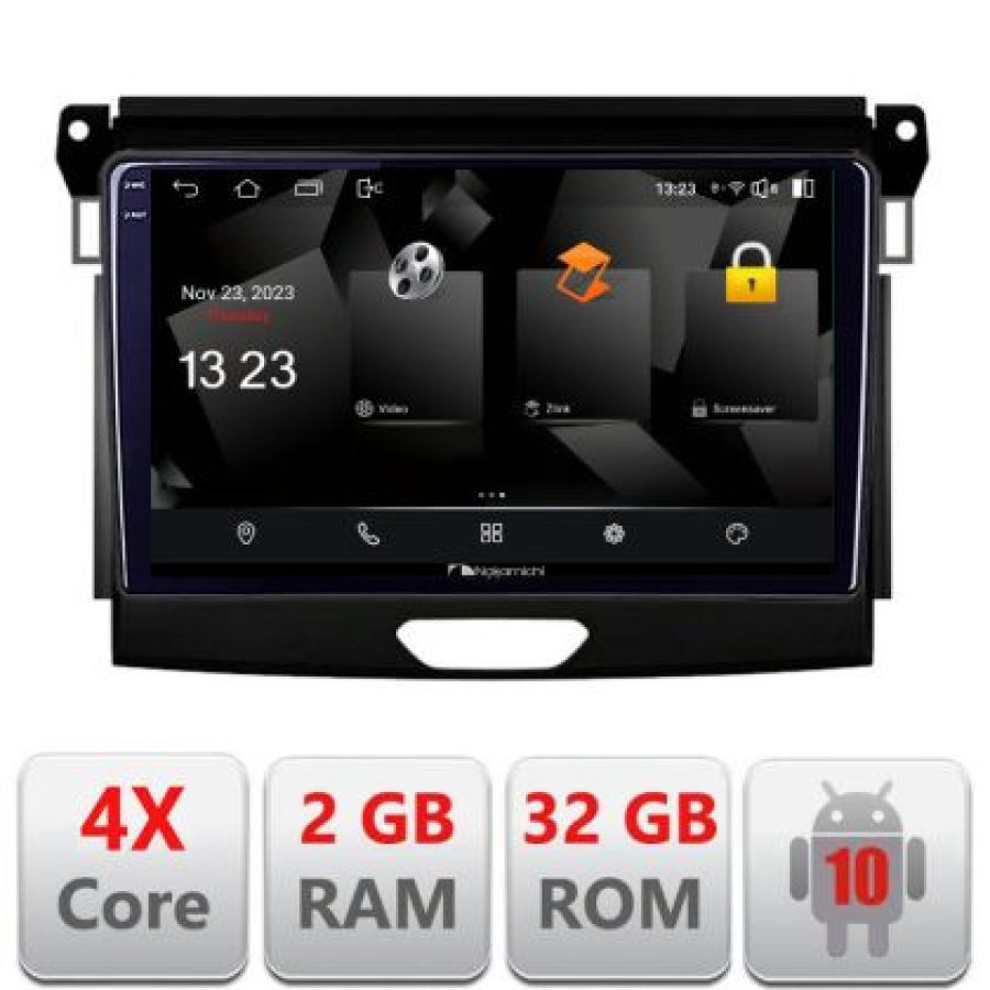 Navigatie Ford Ranger 5230-574 Android Ecran 720P Quad Core 2+32 carplay android auto - imagine 3