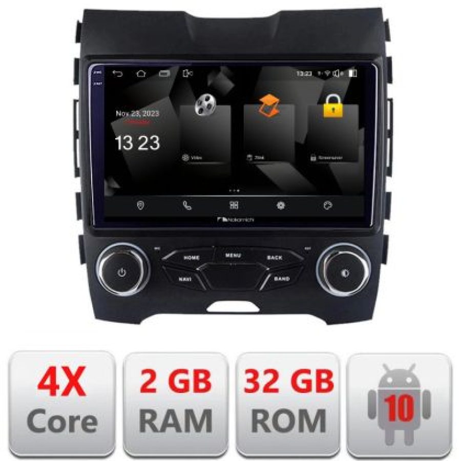 Navigatie Ford Edge 2015-2021 midline 5230-edge-mid Android Ecran 720P Quad Core 2+32 carplay android auto - imagine 3