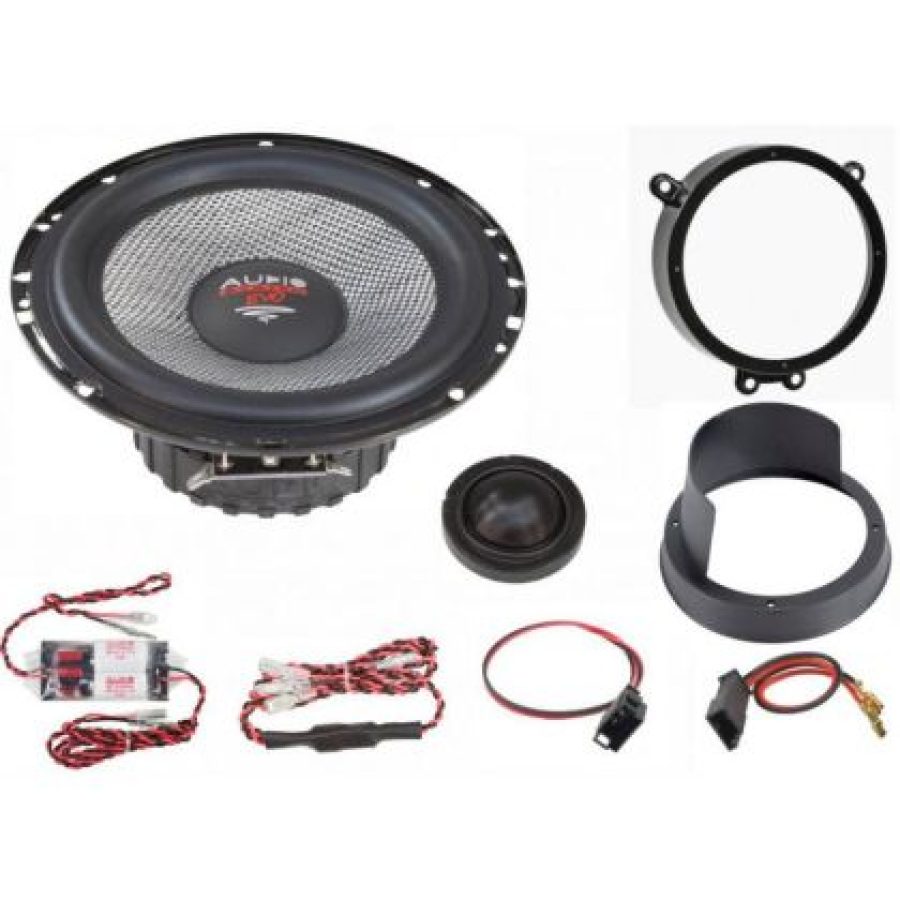 KIT  Sistem component dedicat Mercedes Clasa C W203  x-fit 6.5"  165mm pe 2 căi crossover plug&apos;n&apos;play Audio System German Sound - imagine 3