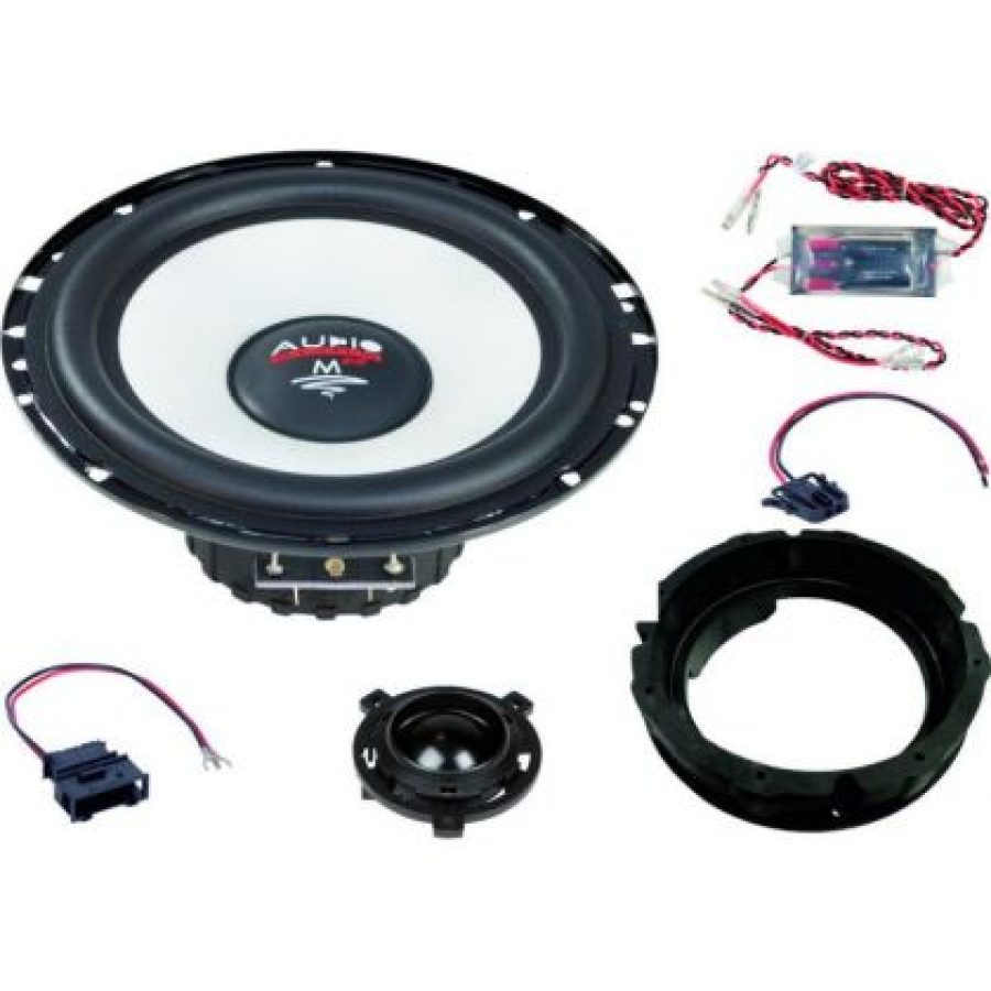 KIT Sistem component Dedicat  VW Golf 6 Polo Scirocco 3 Crossover plug&apos;n&apos;play m-fit 6.5" 90W pe 2 căi 165mm  Audio System Germa - imagine 3