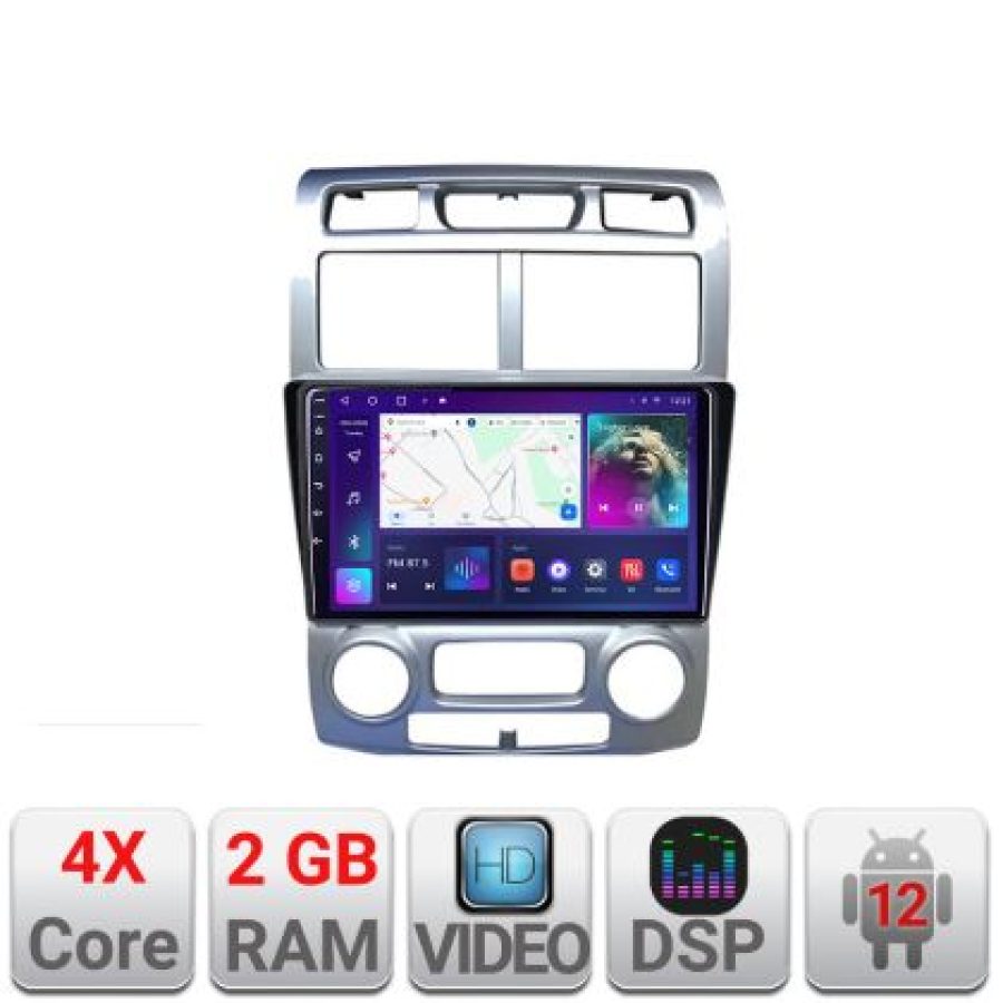 Navigatie Kia Sportage 2005-2007 A-0023  2+32 GB Android Waze USB Navigatie Internet Youtube Radio - imagine 4