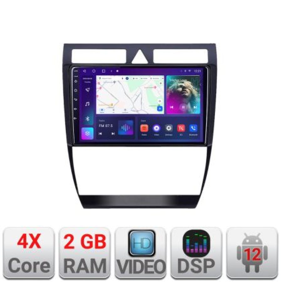 Navigatie Audi A6 Quad Core A-102  2+32 GB Android Waze USB Navigatie Internet Youtube Radio - imagine 4