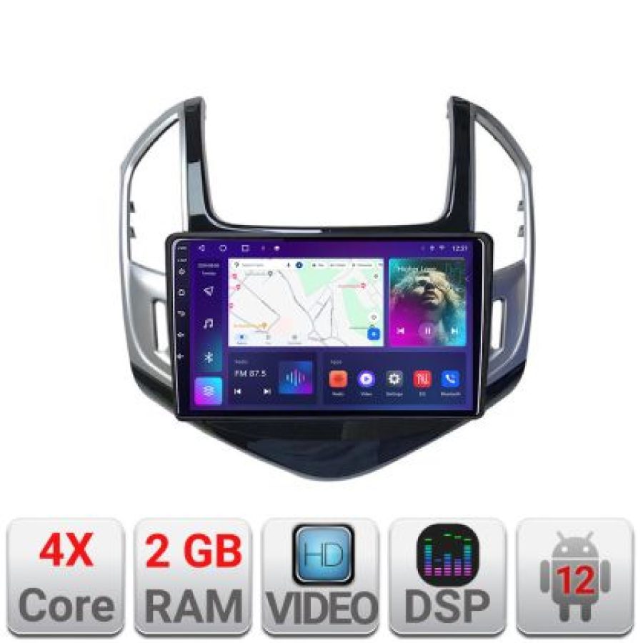 Navigatie Chevrolet Cruze 2013- A-1267  2+32 GB Android Waze USB Navigatie Internet Youtube Radio - imagine 4