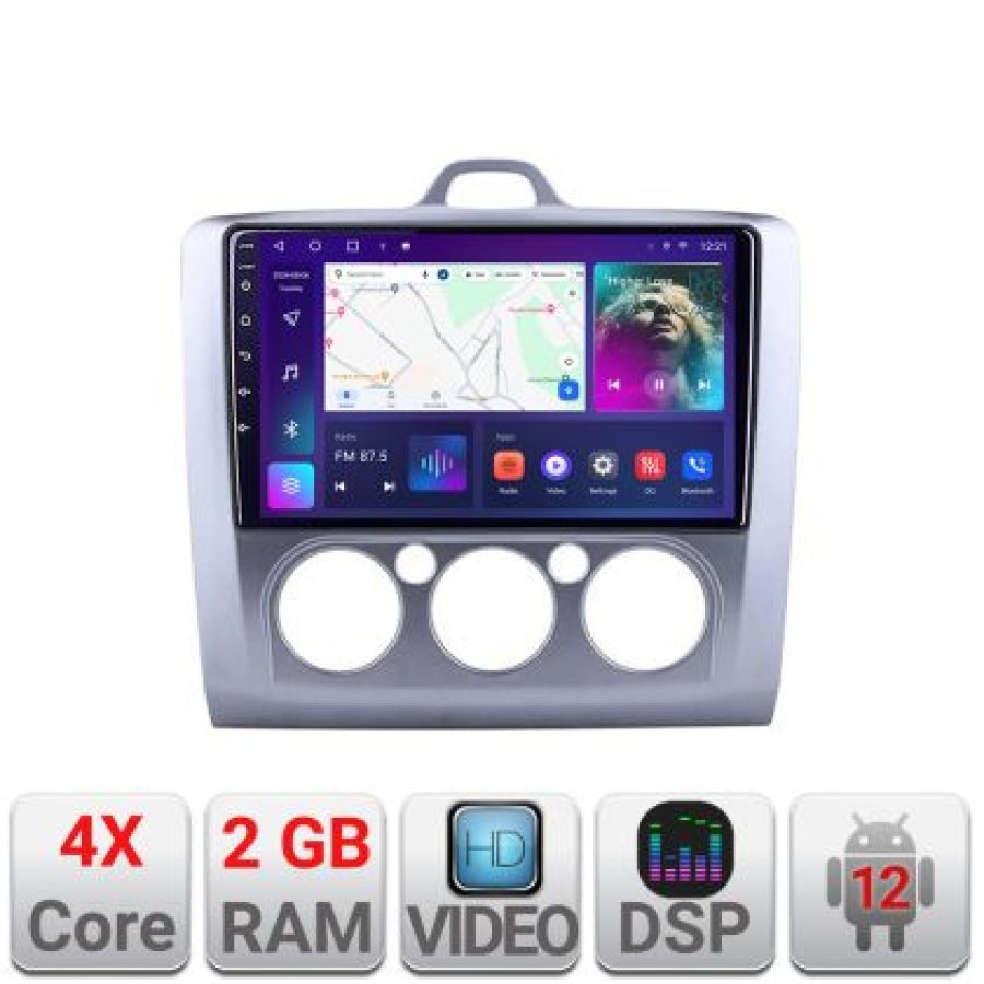 Navigatie Ford Focus 2 Manual A-140-manual  2+32 GB Android Waze USB Navigatie Internet Youtube Radio - imagine 4