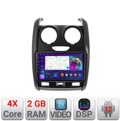 Navigatie Dacia Duster 2012-2019 A-157 2+32 GB Android Waze USB Navigatie Internet Youtube Radio - imagine 4