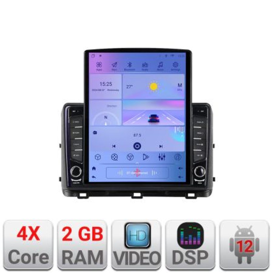 Navigatie Kia Ceed 2020- ecran tip TESLA 9.7" cu Android Radio Bluetooth Internet GPS WIFI 2+32 DSP Quad Core - imagine 5