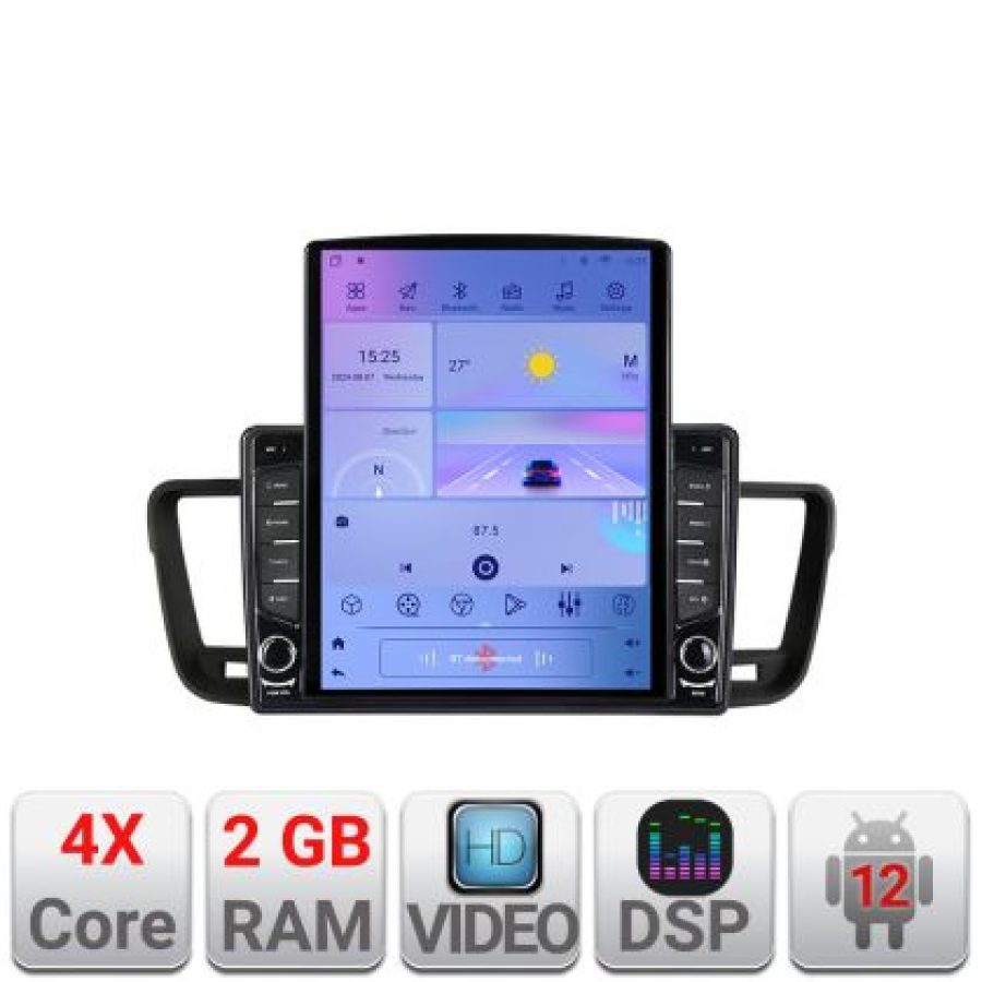 Navigatie Peugeot 508 K-5637 ecran tip TESLA 9.7" cu Android Radio Bluetooth Internet GPS WIFI 2+32 DSP Quad Core - imagine 5