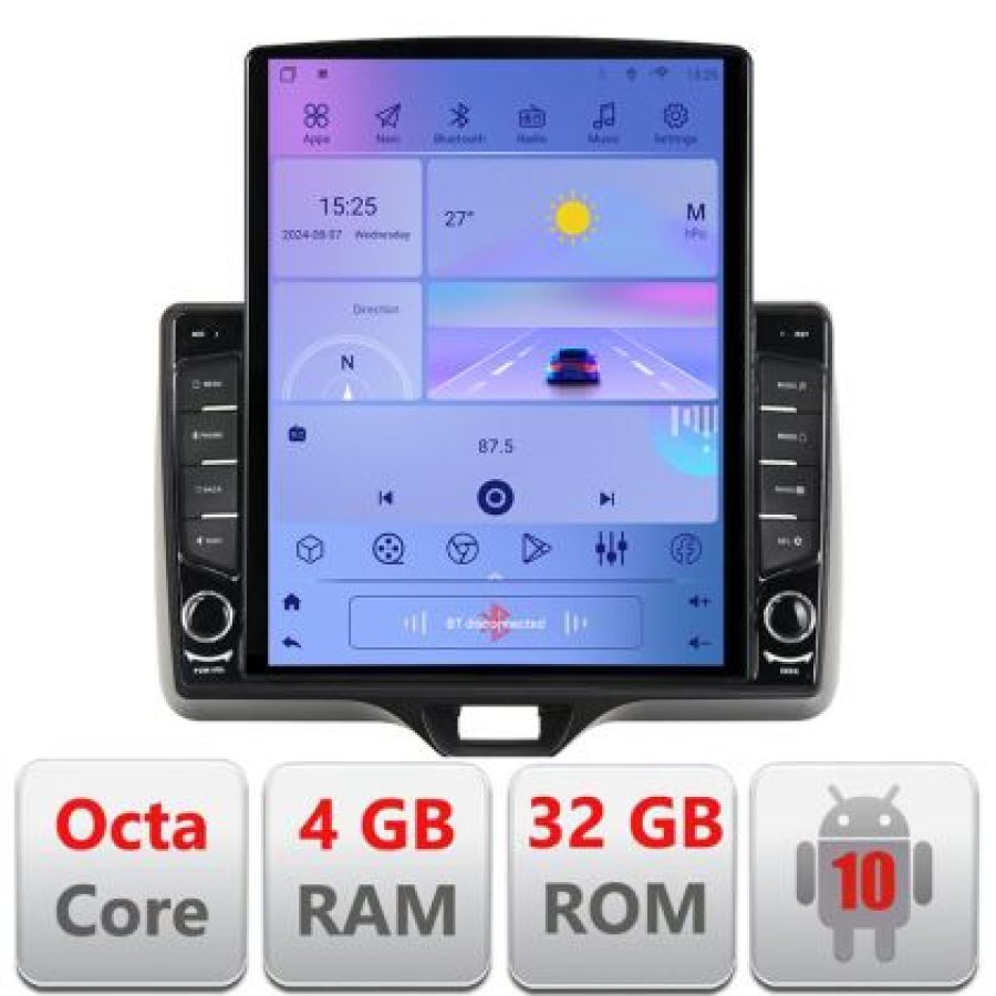 Navigatie Toyota Yaris 2020- Android radio gps internet Octa Core 4+64 LTE kit-yaris2020+EDT-E710 - imagine 5