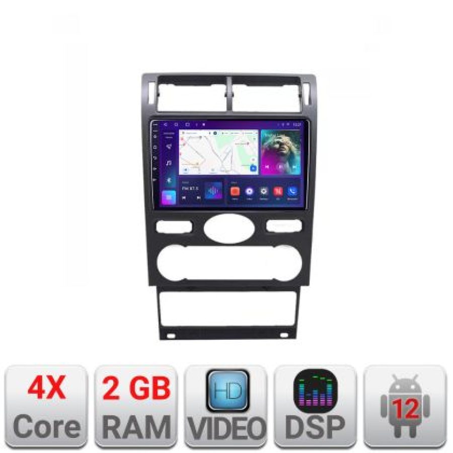 Navigatie Ford Mondeo intre anii 2004-2007 Android radio gps internet  2+32 Kit-mondeo2004+EDT-E209 - imagine 4