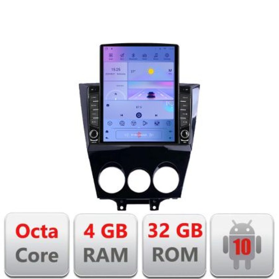 Navigatie Mazda RX8 2003-2008 Tip Tesla Android radio gps internet 8core 4G 4+32 kit-rx8-03+EDT-E709 - imagine 5