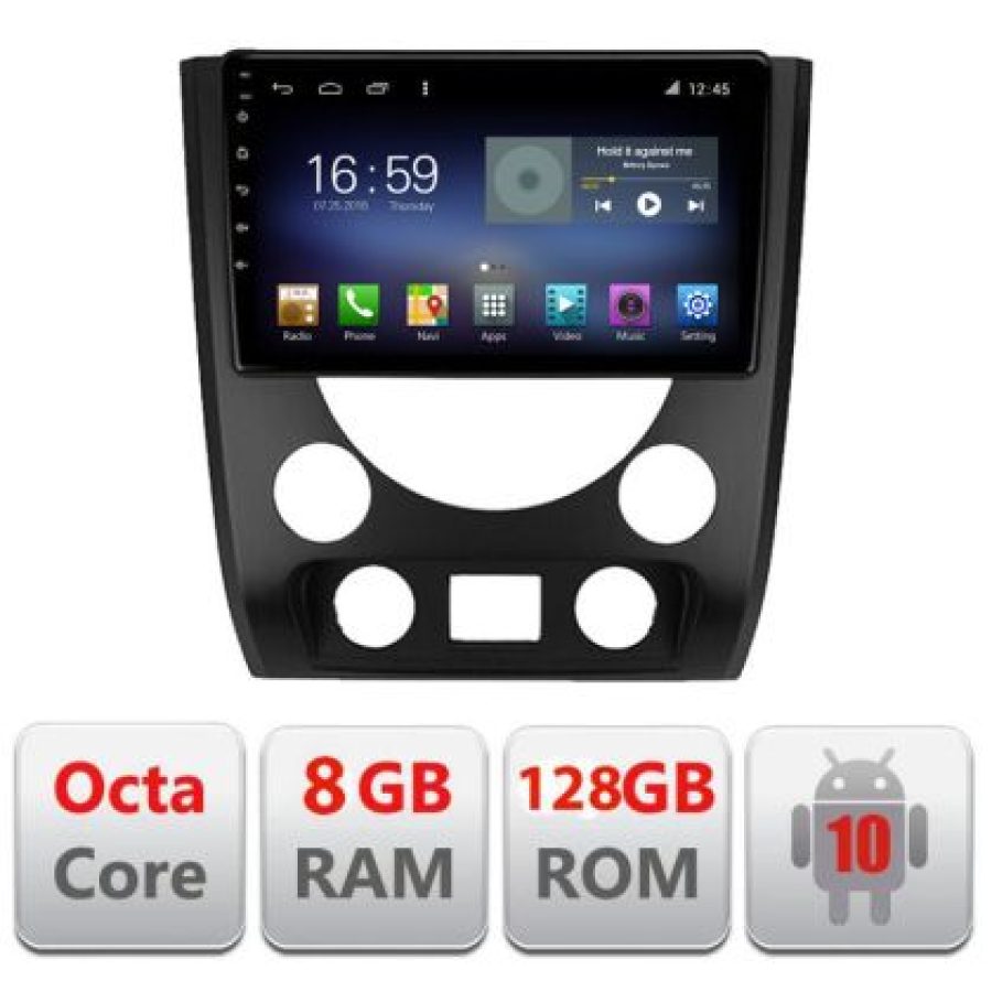 Navigatie Ssangyong rexton 2013-2016 Android radio gps internet Octa Core 8+128 LTE kit-rexton-2013+EDT-E609 - imagine 3