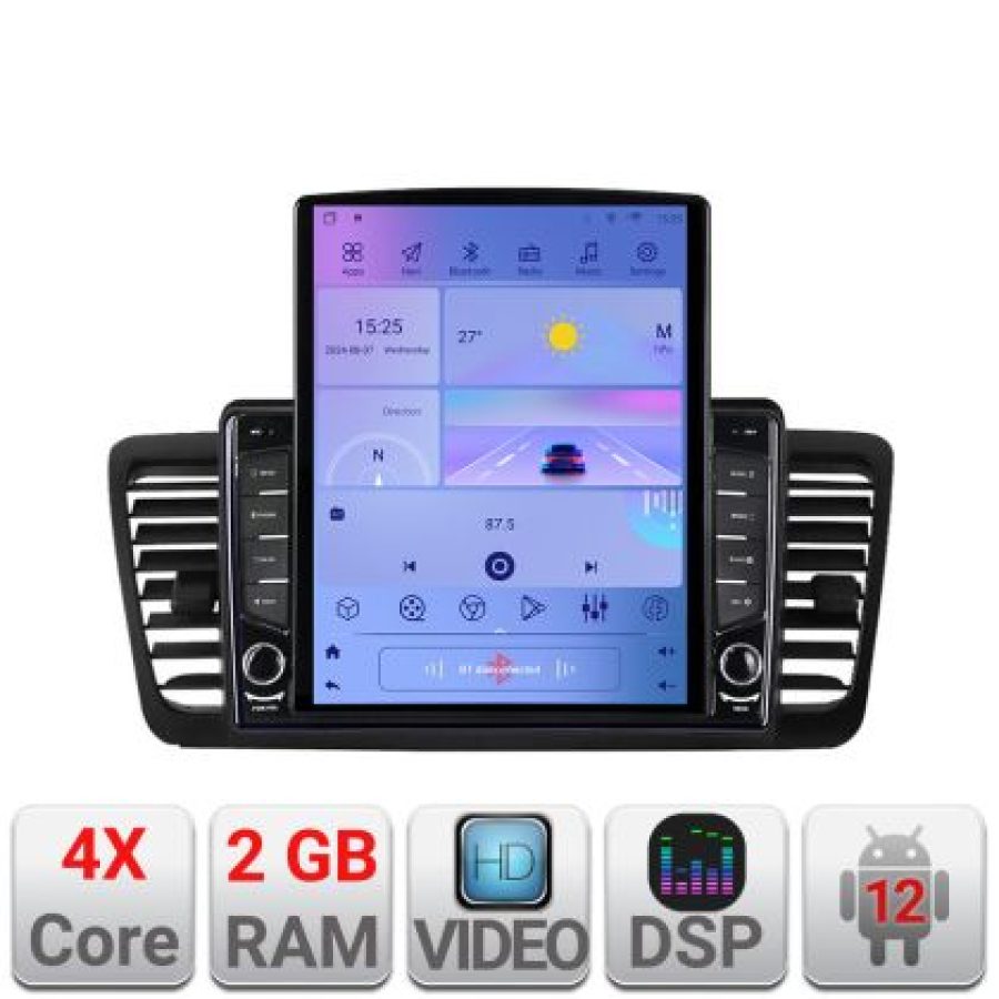 Navigatie Subaru Outback Legacy K-SU02 ecran tip TESLA 9.7" cu Android Radio Bluetooth Internet GPS WIFI 2+32 DSP Quad - imagine 5
