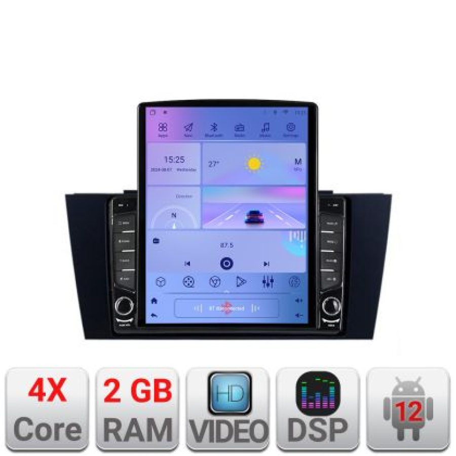 Navigatie Subaru Outback 2014-2019 K-OUTBACK5 ecran tip TESLA 9.7" cu Android Radio Bluetooth Internet GPS WIFI 2+32 D - imagine 5