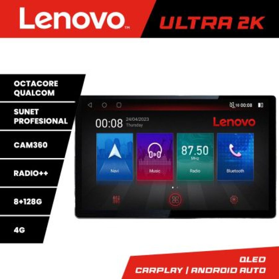 Navigatie VW Polo 2014- N-655 ecran 13" 2K 8+128 Android Waze USB Navigatie 4G 360 Toslink Youtube Radio KIT-65 - imagine 4