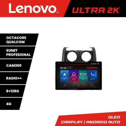 Navigatie Dacia Duster 2012-2019 N-157 ecran 13" 2K 8+128 Android Waze USB Navigatie 4G 360 Toslink Youtube Rad - imagine 4