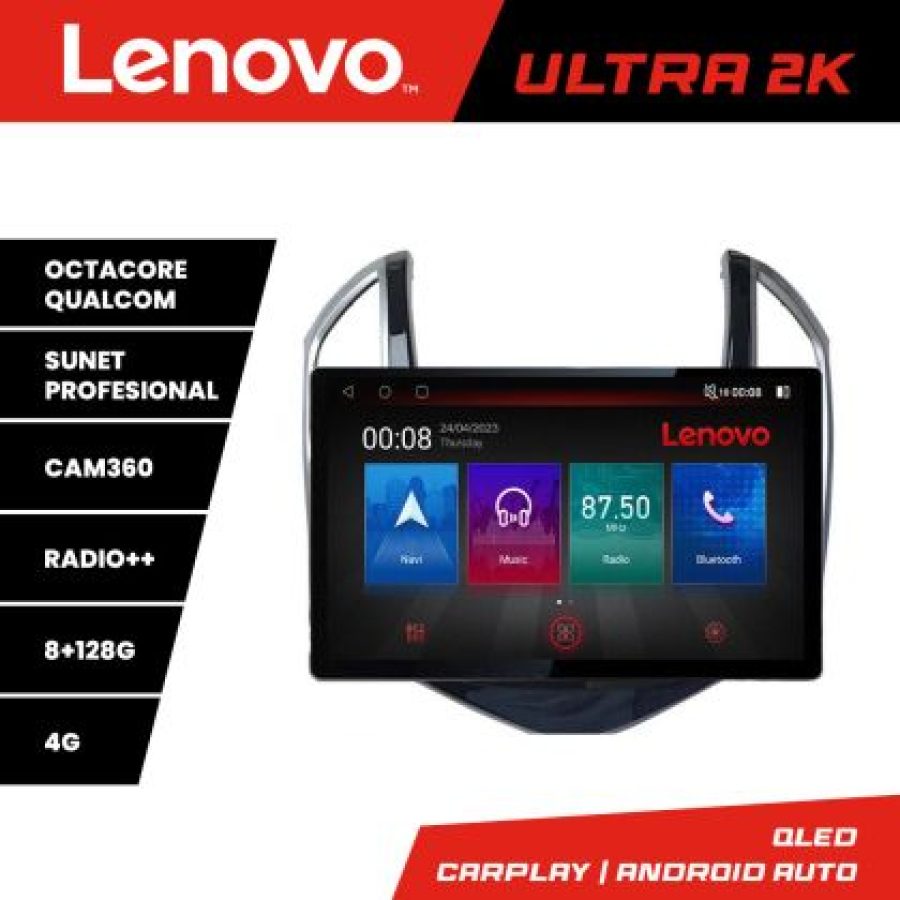 Navigatie Chevrolet Cruze 2013- N-1267 ecran 13" 2K 8+128 Android Waze USB Navigatie 4G 360 Toslink Youtube Rad - imagine 4