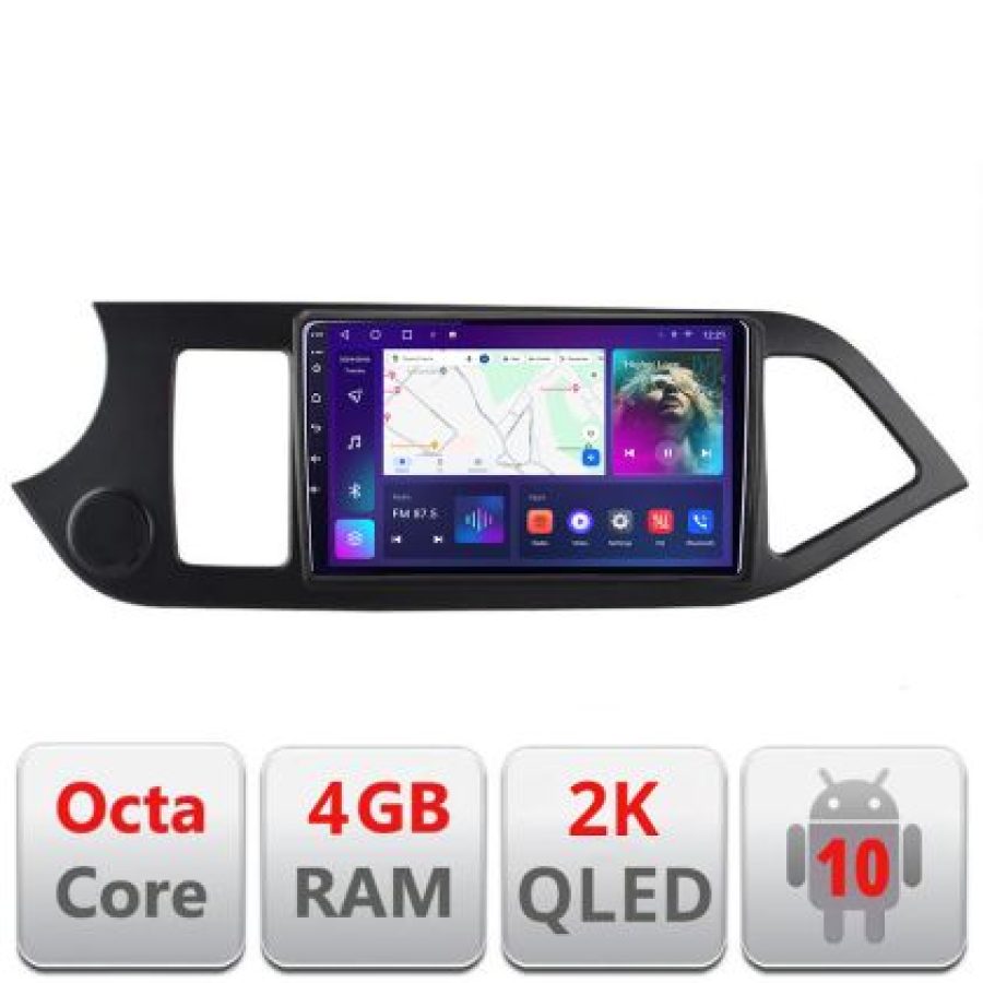 Navigatie Kia Picanto 2011-2015 C-217 Android Octa Core Ecran 2K QLED GPS 4G 4+32GB 360 KIT-217+EDT-E409-2K - imagine 4