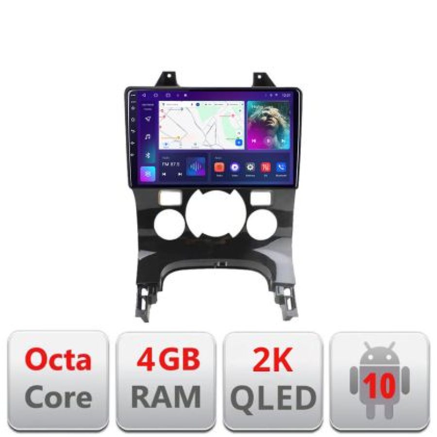 Navigatie Peugeot 3008 C-323 Android Octa Core Ecran 2K QLED GPS 4G 4+32GB 360 KIT-323+EDT-E409-2K - imagine 6