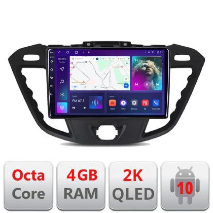 Navigatie Ford Transit C-845 Android Octa Core Ecran 2K QLED GPS 4G 4+32GB 360 KIT-845+EDT-E409-2K - imagine 4
