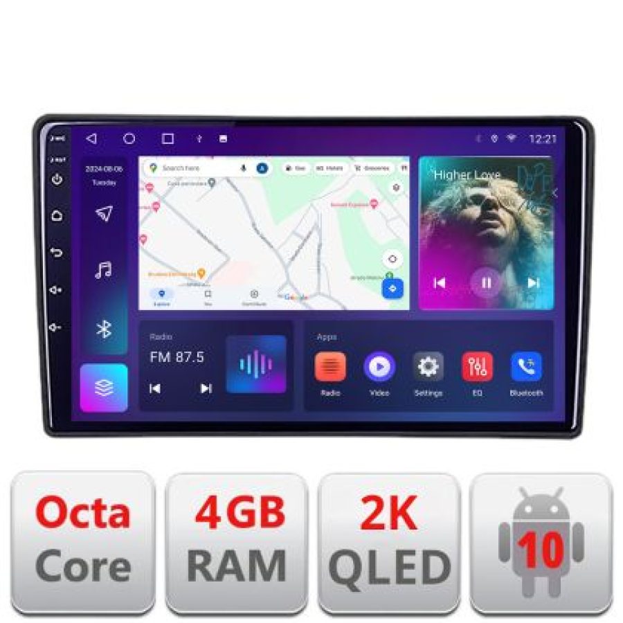 Navigatie Citroen Berlingo 2008-2018 C-berlingo Android Octa Core Ecran 2K QLED GPS 4G 4+32GB 360 kit-berlingo+EDT-E409-2K - imagine 4