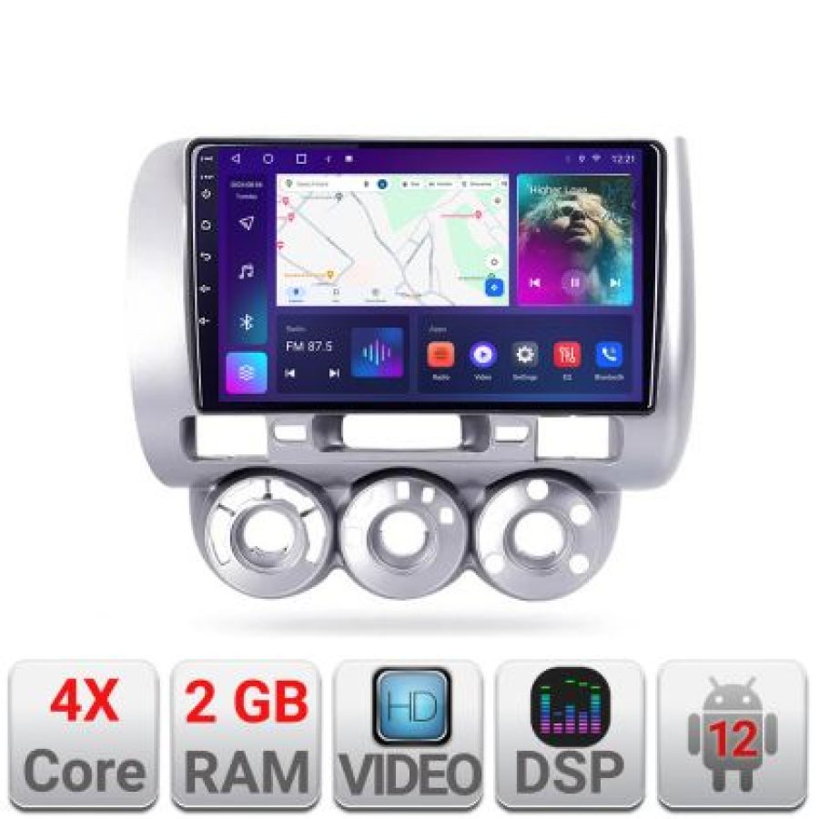 Navigatie Honda Fit Jazz 2004-2008 Android radio gps internet 2+32 Kit-jazz+EDT-E209v2 - imagine 4