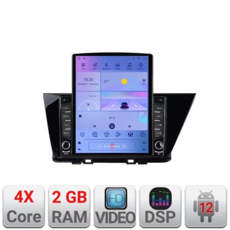 Navigatie Kia Niro 2017- Android radio gps internet quad core 2+32 ecran vertical 9.7" Kit-niro+EDT-E708 - imagine 5